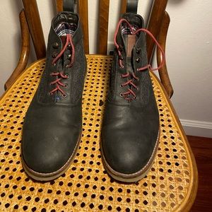 Ben Sherman Ankle Boot. Waxed Leather. Men’s size 9.5